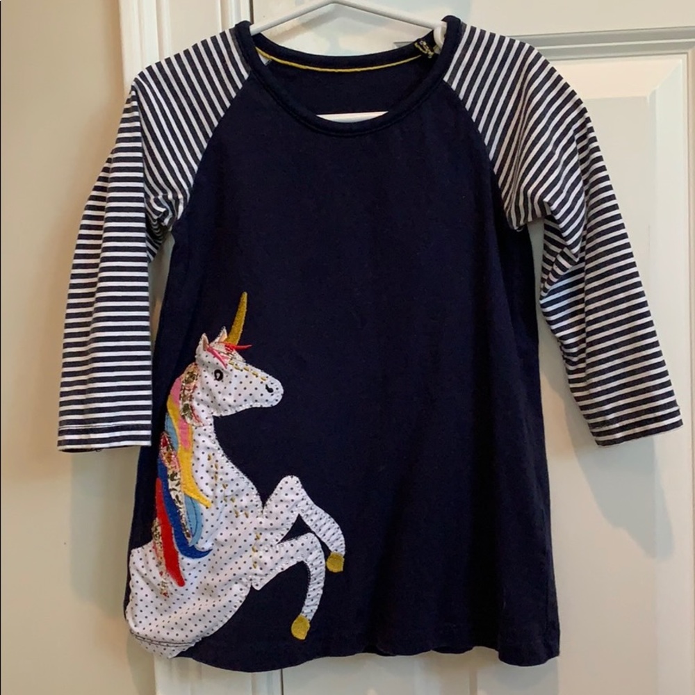 Unicorn Appliqué long sleeve tunic